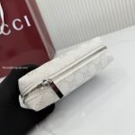Medium Cosmetic Case With Gucci Plaque Ivory GG Canvas