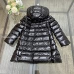 Moncler Enfant Moka Down Coat In Black