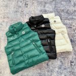 Moncler Enfant Tib Down Vest In Green