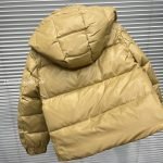 Moncler Enfant Yule Hooded Down Jacket In Beige