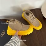Neumel Weather Hybrid Boots In Brown And Yellow