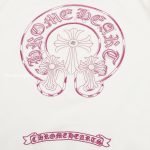 Pink Horseshoe T-Shirt In White