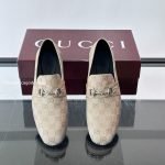 Ragazzo Loafers Sand GG Canvas – Gc574