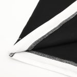 Re-Nylon And Jersey T-Shirt In Black
