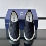 Saltwind Slip-On Sneakers Black Oblique Jacquard – Cd506