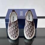 Saltwind Slip-On Sneakers Brown Oblique Jacquard – Cd507