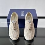 Saltwind Sneakers Beige Oblique Embroidered Cotton – Cd504