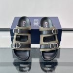 Aqua Sandals Black Suede Calfskin – Cd509