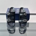 Aqua Sandals Black Suede Calfskin – Cd510