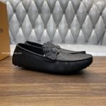 Silverstone Moccasins Black Monogram-Embossed Calf Leather 1Ahrrw