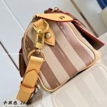 Speedy P9 Bandouliere 20 Bag Camel Washed Stripes Calfskin Leather M27980
