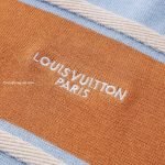 Striped Short-Sleeved T-Shirt In Blue And Orange 1Ak7If