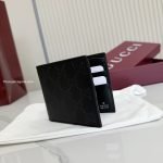 Aria Bi-Fold Wallet Black GG Leather