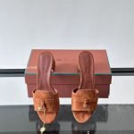 Summer Charms Sandals Kokuto Sugar Suede Goatskin