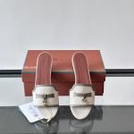 Summer Charms Sandals Natural/Caramel Sugar Cotton, Linen
