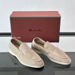 Summer Walk Loafers Beige Suede – Lr90
