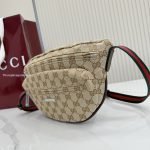 Tag Small Crossbody Bag Sand And Brown GG Canvas
