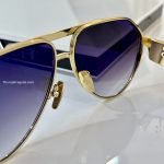 The King Iii Sunglasses In Gold – Sg275