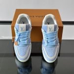 Trainer Sneakers Blue Canvas 1Akbbs