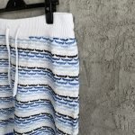 Tuck Stitch Shorts In Blue