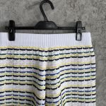 Tuck Stitch Shorts In Multicolor