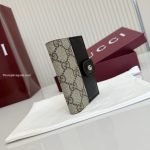 Bi-Color GG Marmont Card Case Black Leather