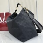 Brera Large Crossbody Bag Grey And Black GG Canvas