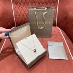 B.zero1 Pendant Necklace In 18 Kt Rose Gold With Matte Black Ceramic
