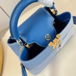 Capucines Bb Bag Blue Denim Gots Certified Cotton M27302