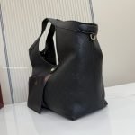 Giglio Large Tote Bag Black Soft Perforated GG Leather