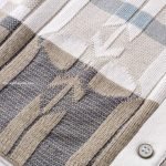 Graphic Jacquard Short-Sleeved Shirt In Beige 1Ajtvq – Sh533