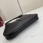 Jackie 1961 Medium Shoulder Bag Black Soft Grainy Leather