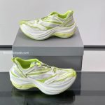 Jet Sneakers In White And Green – Bb329