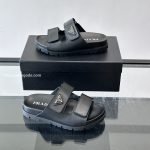 Leather Strap Slides In Black – Pds44