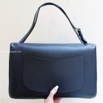 Maxi Souplissimo Large Flap Bag Black Caviar Leather