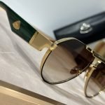 Maybach The King Iii Sunglasses In Gold And Green – Sg259