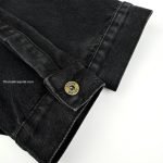 Anagram Denim Jacket In Black