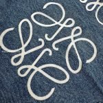 Anagram Denim Jacket In Blue