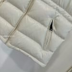 Moncler Ania Hooded Down Gilet In White