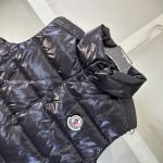 Moncler Enfant Tib Down Vest In Black