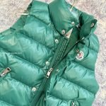 Moncler Enfant Tib Down Vest In Green