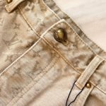 Monogram Denim Skate Pants In Camel 1Ajtwq