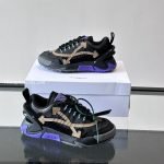 Odsy-2000 Sneakers In Black And Purple – Ow88