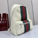 Positano Large Backpack Ivory Washed-Effect Canvas