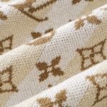Raffia Monogram T-Shirt In Brown