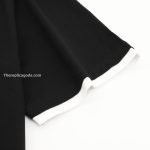 Re-Nylon And Jersey T-Shirt In Black