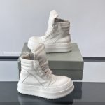 Rick Owens Mega Bumper Sneakers In White – Ro39