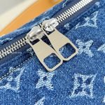 Rush Bumbag Blue Monogram Flowers Denim M27640