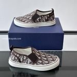 Saltwind Slip-On Sneakers Brown Oblique Jacquard – Cd507