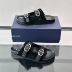 Aqua Sandals Black Suede Calfskin – Cd510